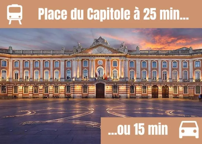 Appartement Le Fitness & Business - Airbus -piscine *